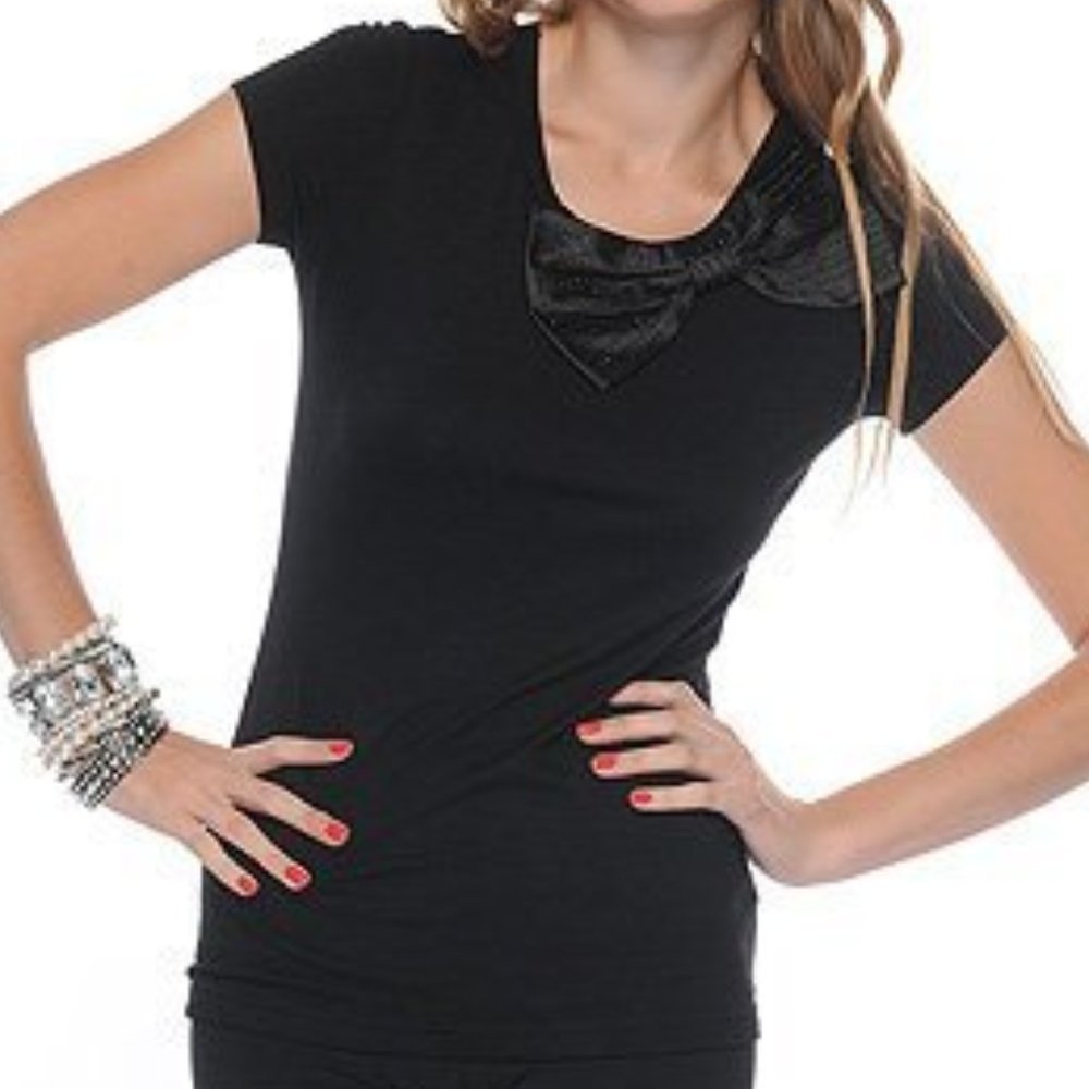 forever 21 Bow Knit Top NWT